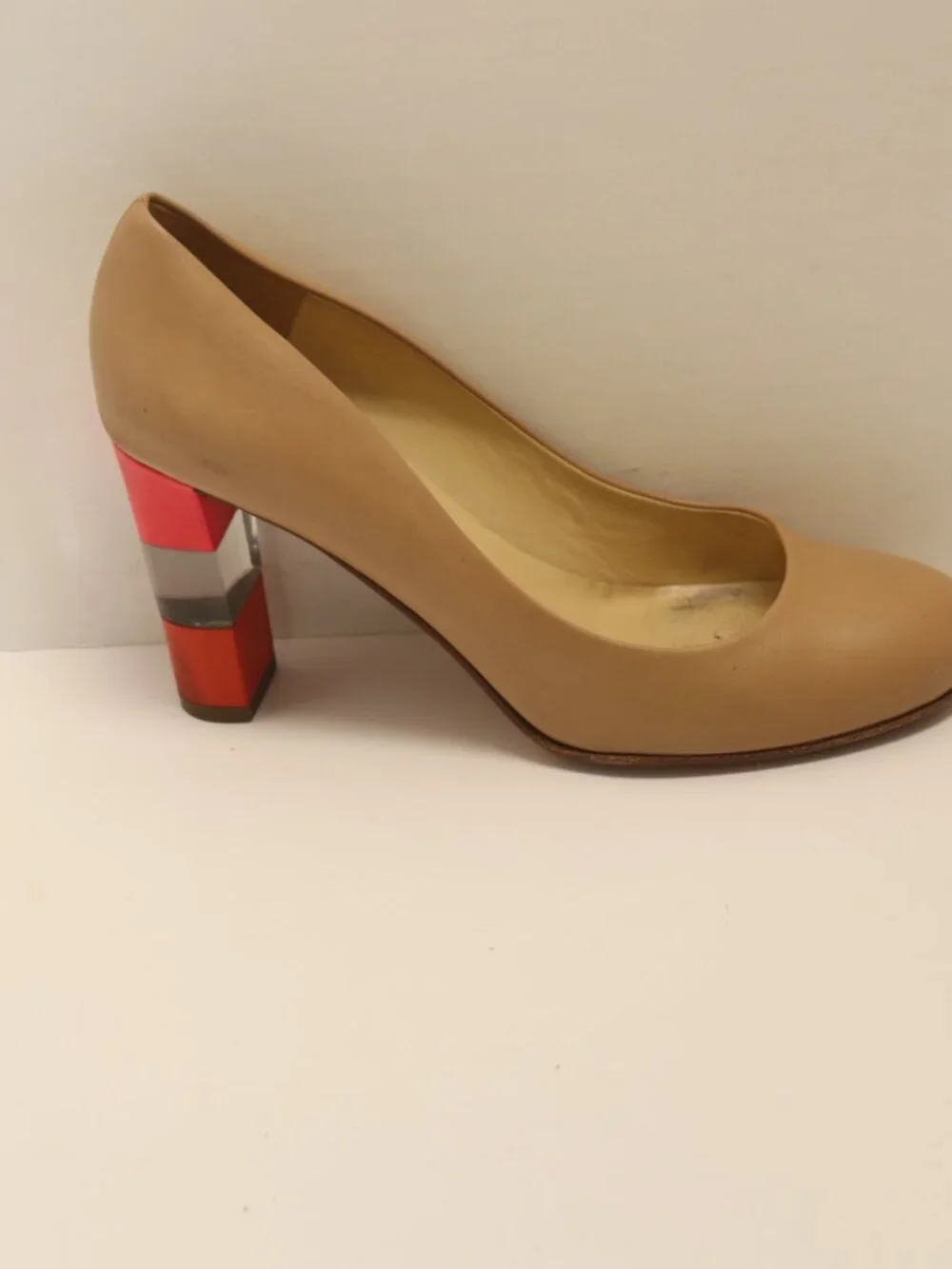 Kate Spade Nem York Women's High Square Heels Size 9B Made in Italy